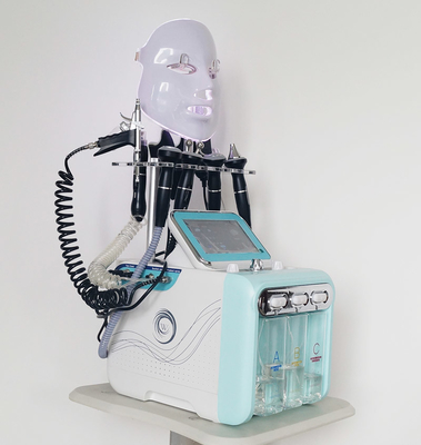 9 dans 1 machine Hydradermabrasion Aqua Peel Facial Machine de bulle de rf H2O2
