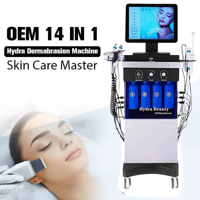 machine faciale de l'hydre 60Hz Microdermabrasion 14 dans 1 équipement multifonctionnel de beauté