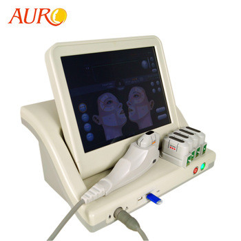 3.0mm 4.5mm 2D HIFU amincissant la peau de machine serrant le retrait de ride