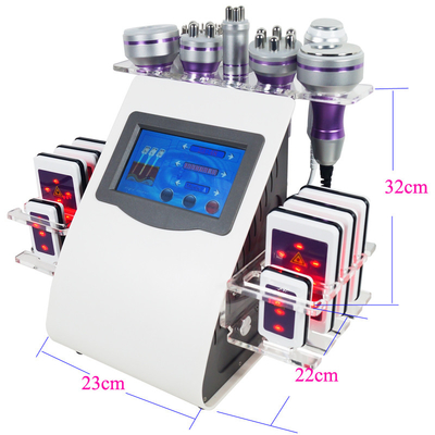 BIO pourpre ultrasonique 9 de machine de cavitation du vide 40K dans 1 rf amincissant la machine