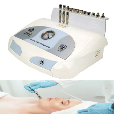 Peau Diamond Portable Microdermabrasion Machine 3 baguettes magiques pour le solvant de ride