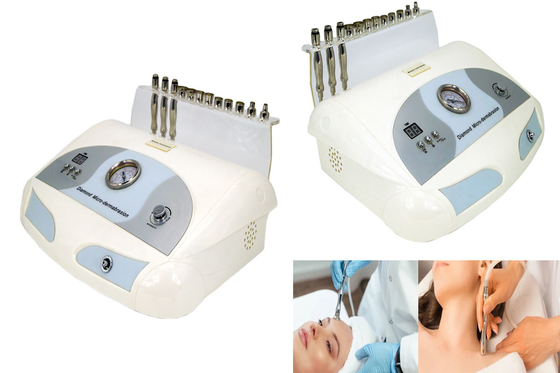 Peau Diamond Portable Microdermabrasion Machine 3 baguettes magiques pour le solvant de ride