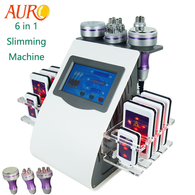 6 dans 1 rf Lipolaser amincissant machine de cavitation du vide 40k de machine la grosse