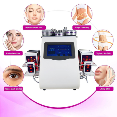 6 dans 1 rf Lipolaser amincissant machine de cavitation du vide 40k de machine la grosse