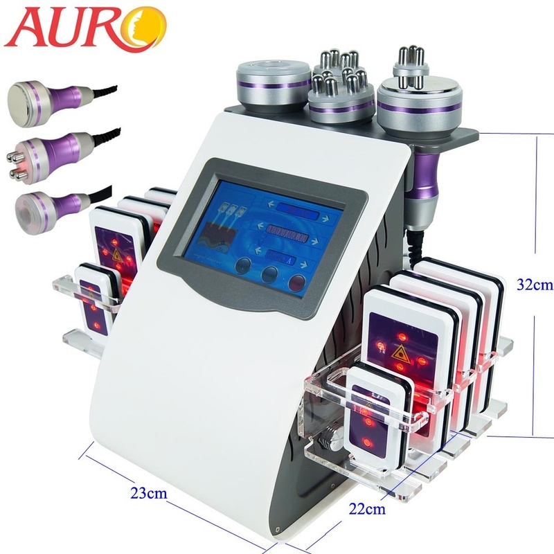 6 dans 1 vide rf de machine de perte de cavitation de laser Lipo gros multipolaire