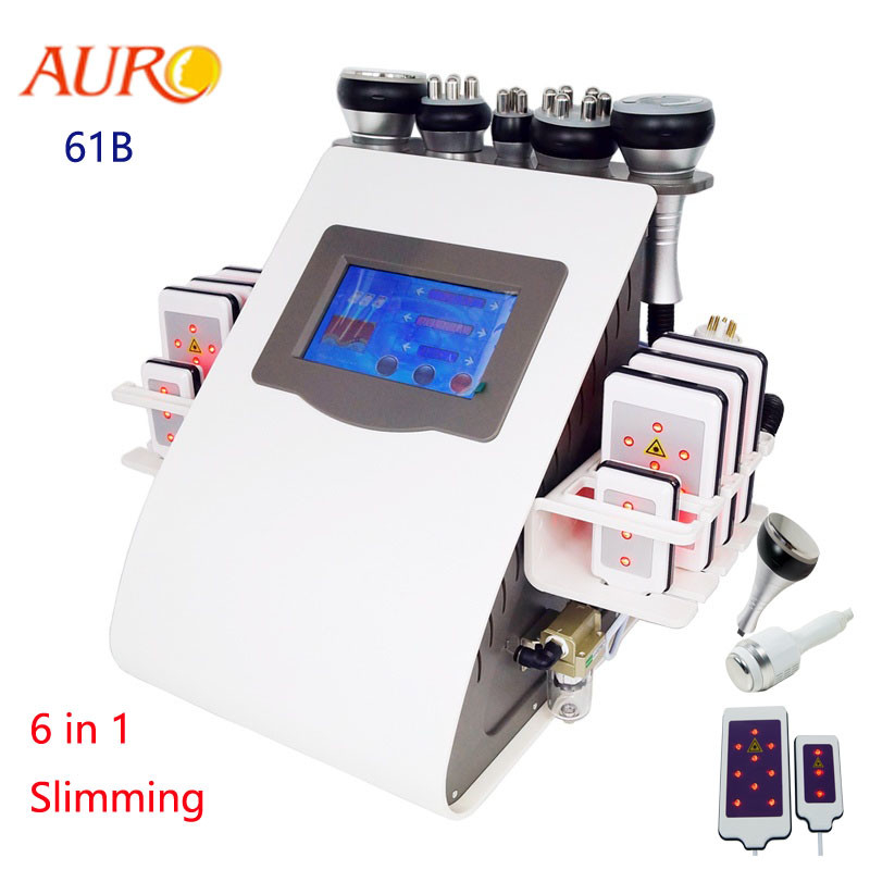 Machine 6 de cavitation de laser Lipo du salon rf dans 1 110V 220V pour la perte de poids